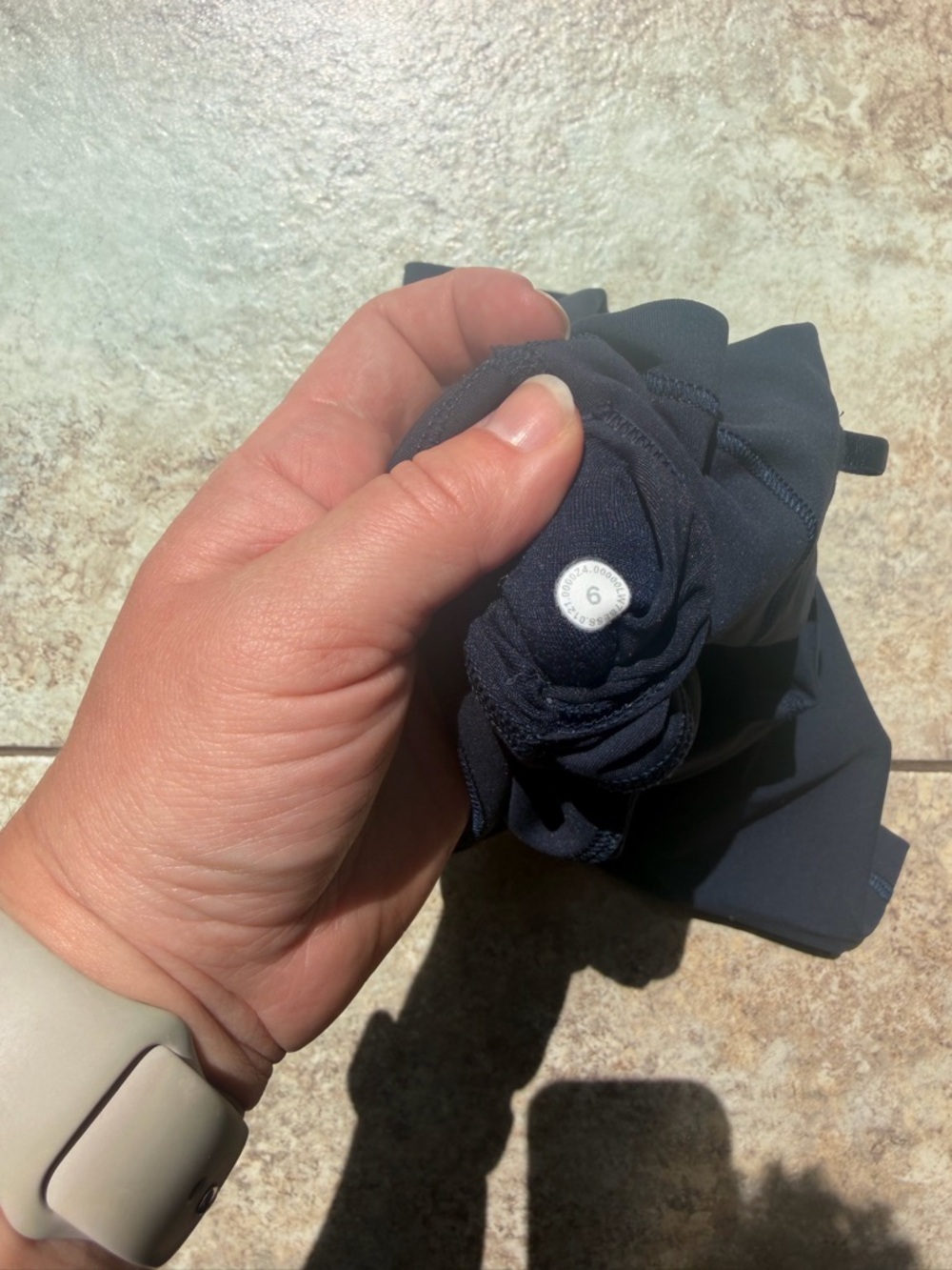 2 Lululemon Wunder Train high rise shorts with 6 in inseam, size 6 - Picture 5 of 9
